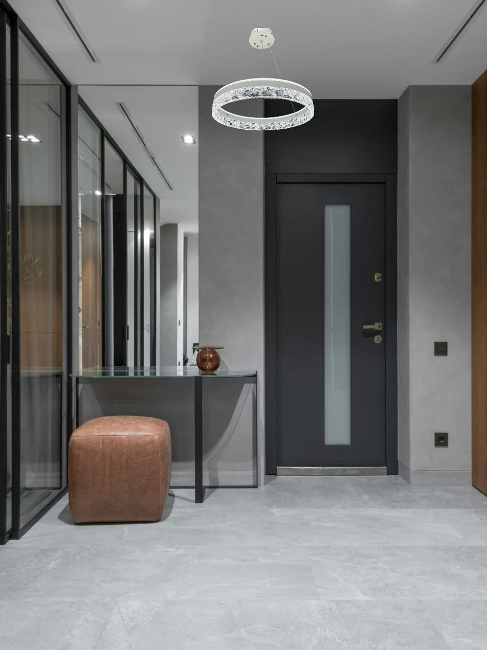 Люстра подвесная светодиодная Lanbos, 62 Вт LED, до 15 кв м, белая