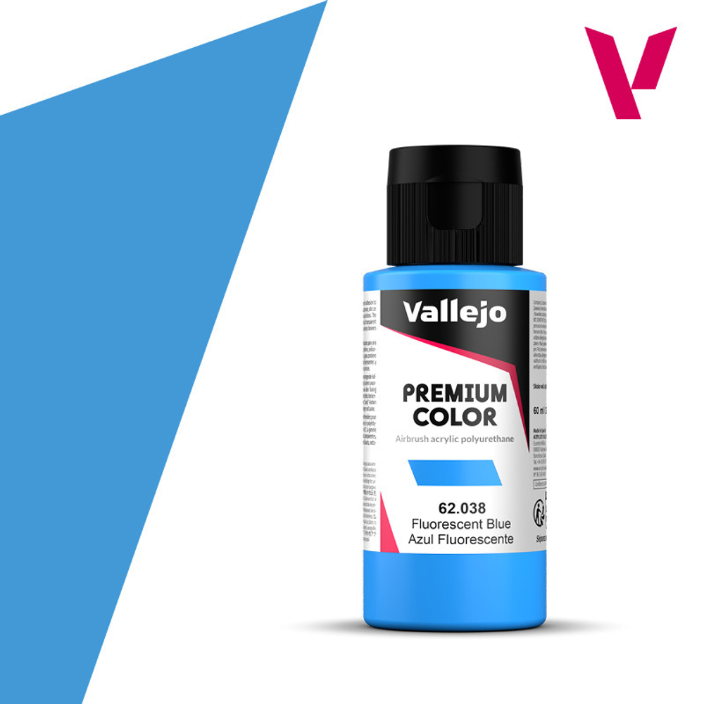 Premium color 60ml - Fluorescent Blue