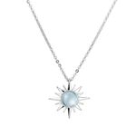 Подвеска Polar c голубым топазом