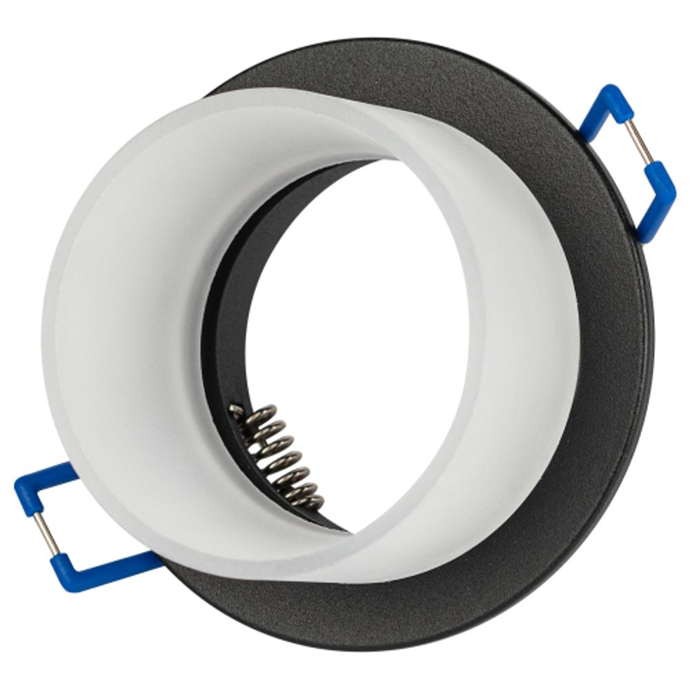 Встраиваемый светильник декоративный ЭРА DK106 BK MR16 GU5.3 черный