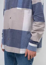 Рубашка FOS Синяя Клетка