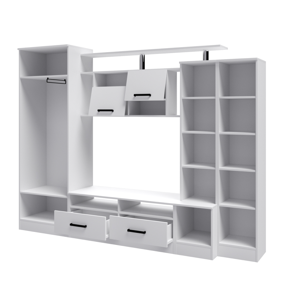 Стенка в гостиную Оскар-5, ясень шимо