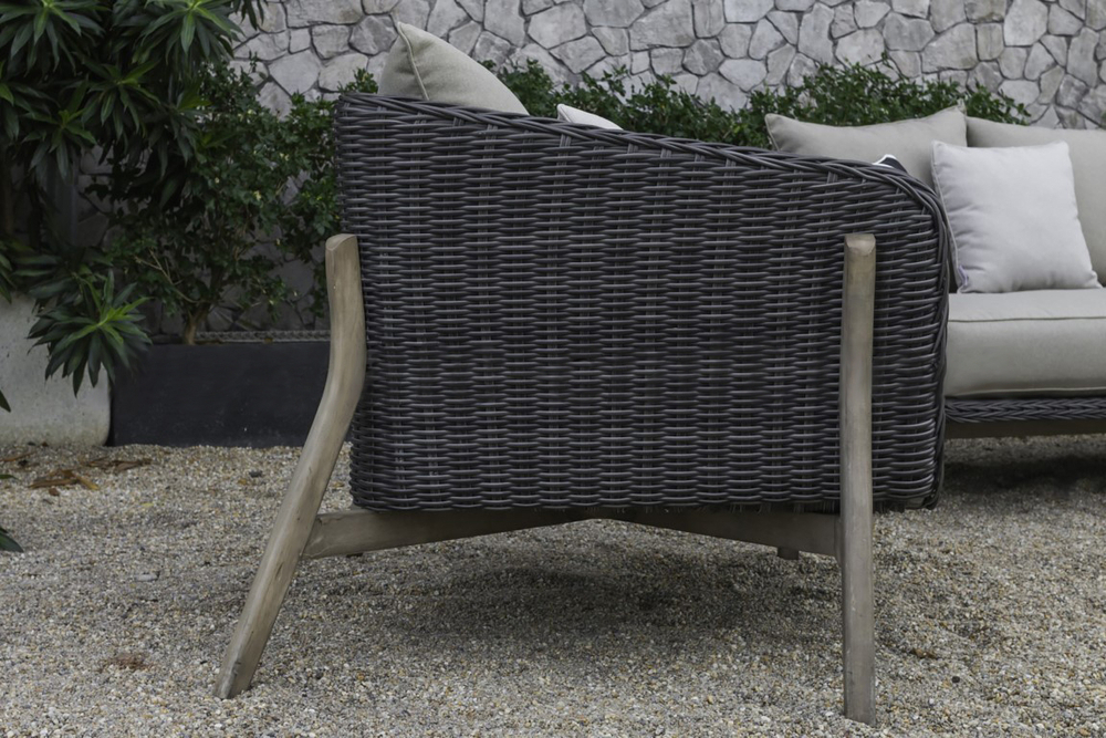 Комплект плетеной мебели Tagliamento Jura, серый, антрацит