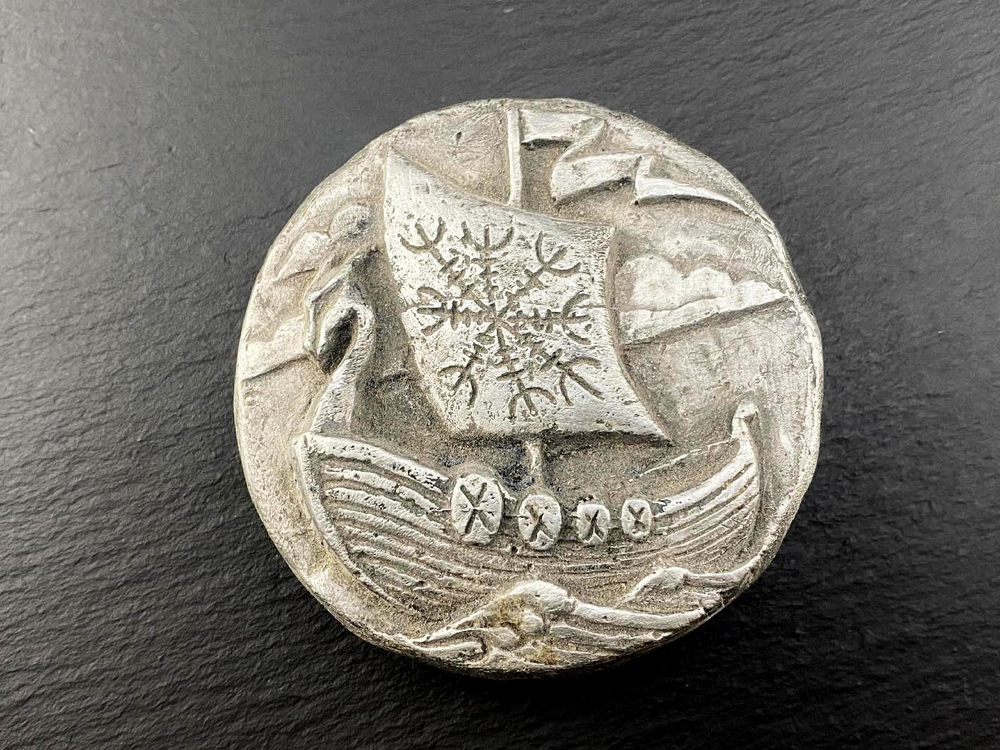 Пряжка. Пряжка для ремня "Драккар