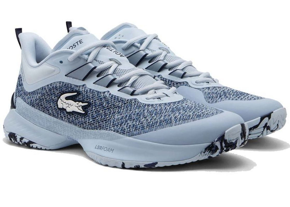 Мужские кроссовки теннисные Lacoste Sport Medvedev AG-LT23 Ultra - небесный