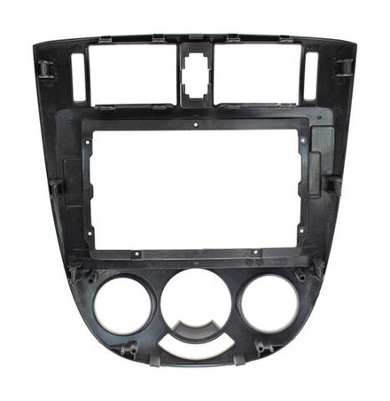 Комплект рамки с разъёмами 10" Chevrolet Lacetti седан, Daewoo/Ravon Gentra (серебро кондей) - Car-Smart 3013CON