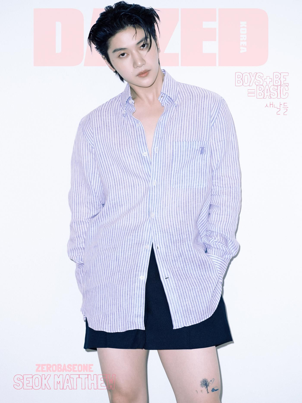 публикация DAZED - 2025.07 ZEROBASEONE SEOK MATTHEW B Type
