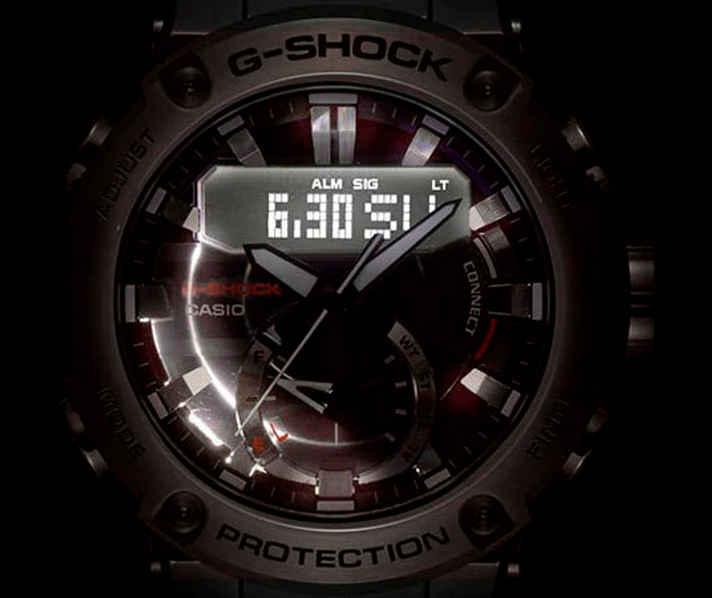 Японские наручные часы Casio G-SHOCK GST-B200-1AER с хронографом