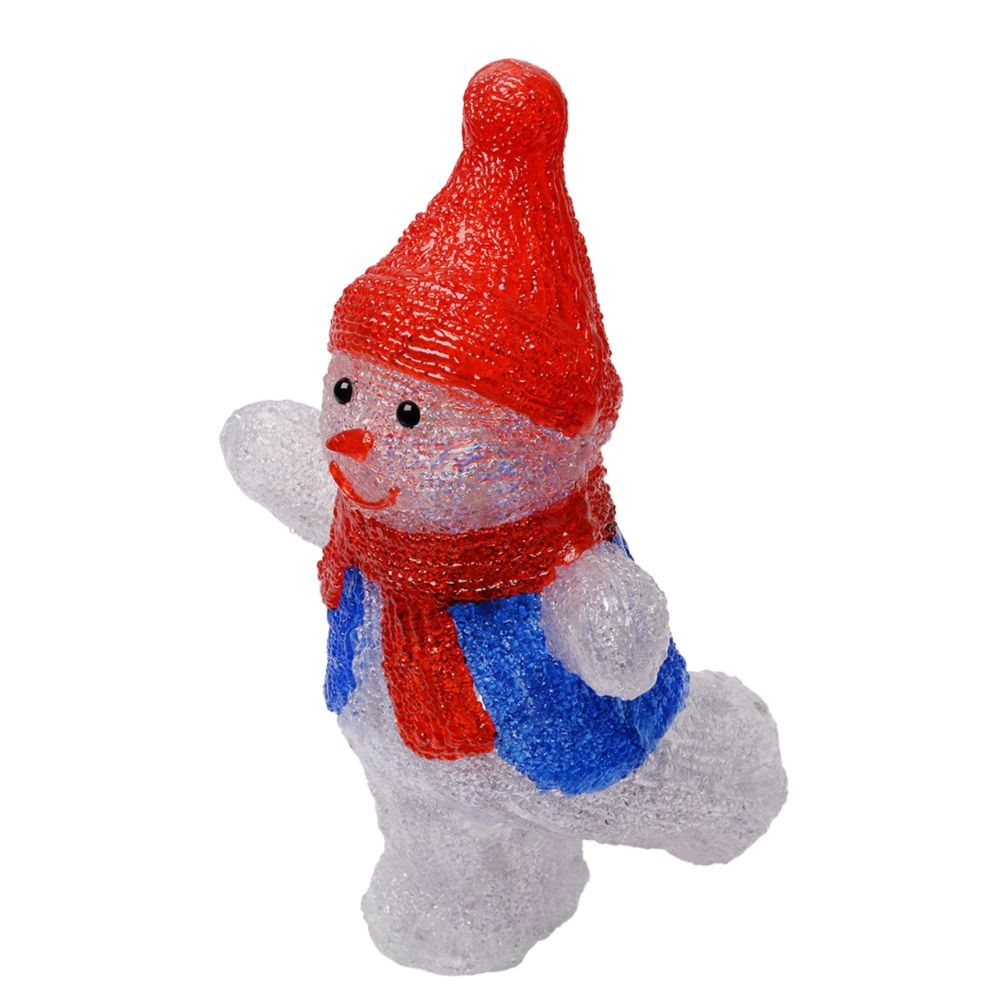 ULD-M2234-040-STA WHITE IP20 SNOWMAN-2 Фигура светодиодная Снеговик-2. 30x35см. 40 светодиодов. Белый свет. Провод прозрачный. TM Uniel