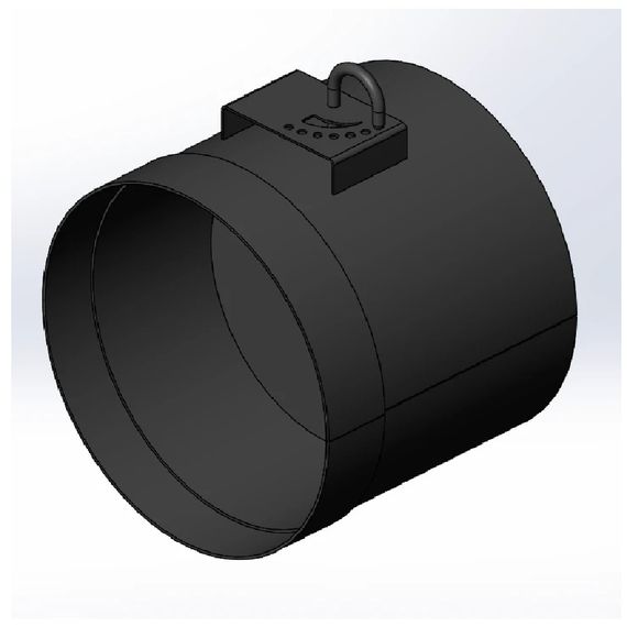 Шибер ZOTA DN255 стальной 36500