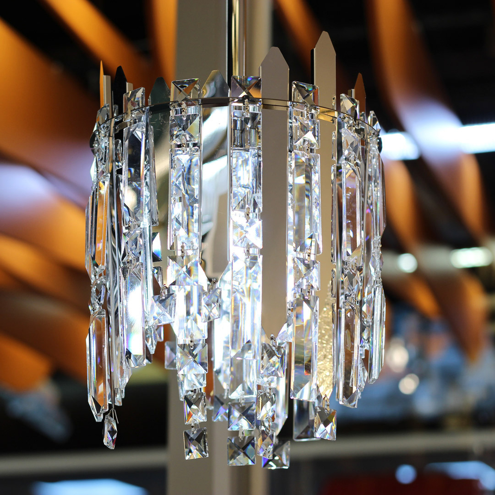 Подвесной светильник Cloyd ALCATRAZ-A P3 / Ø23 см - хром (арт.10601)