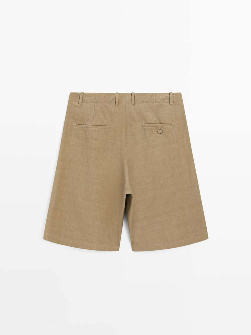 Massimo Dutti Бермуды с перекрестной застежкой - STUDIO, хаки