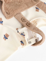 Комбинезон и боди в комплекте для малышей Next N22-236, Бежевый, Кремовый