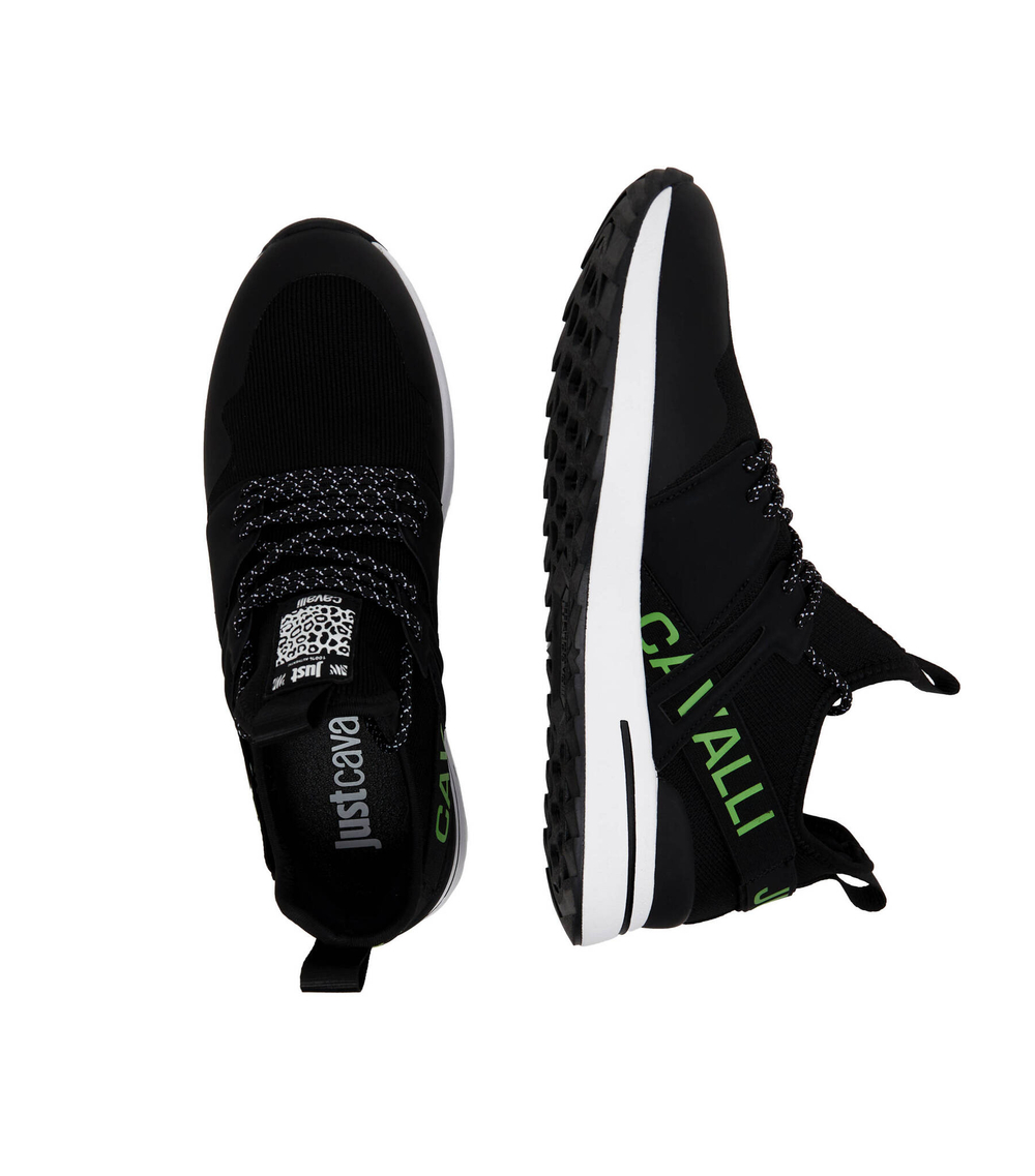 Кроссовки Just Cavalli - черный(74QB3SD3ZS773)