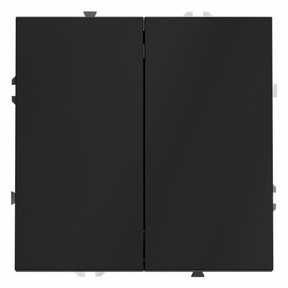 Выключатель двухклавишный без рамки Voltum S70 VLS020107