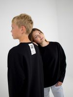 Лонгслив оверсайз "УГОЛЬ" подростковый