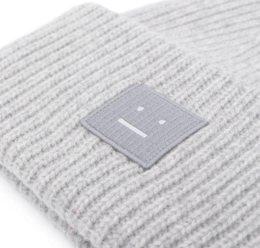 Шапка Acne Studios серая