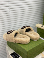 Gucci Wool Slide Sandal