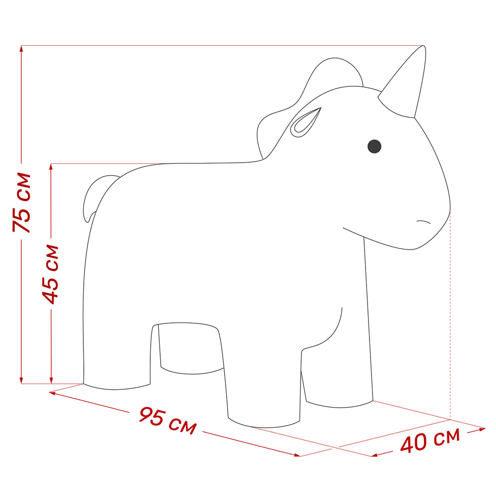 Пуф Leset Unicorn