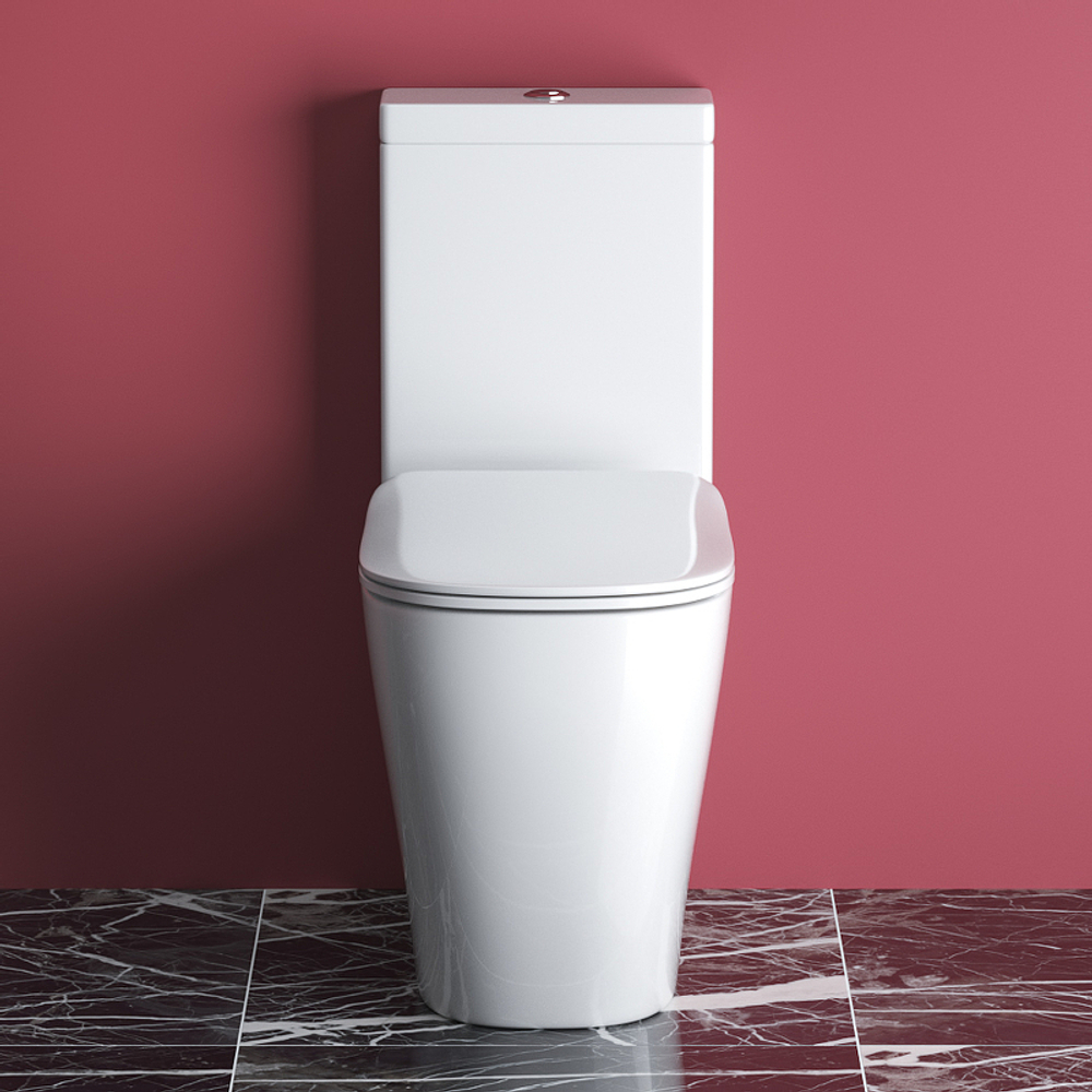 Унитаз компакт Cezares Lux CZR-159-CPR/CZR-159-SC без бачка с сиденьем Микролифт