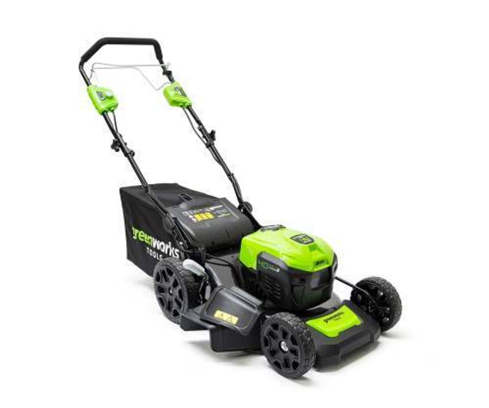 Аккумуляторная самоходная газонокосилка Greenworks GD40LM46SPK4, 2506807UB.40v, 46см, АКБ 4 А·ч и ЗУ