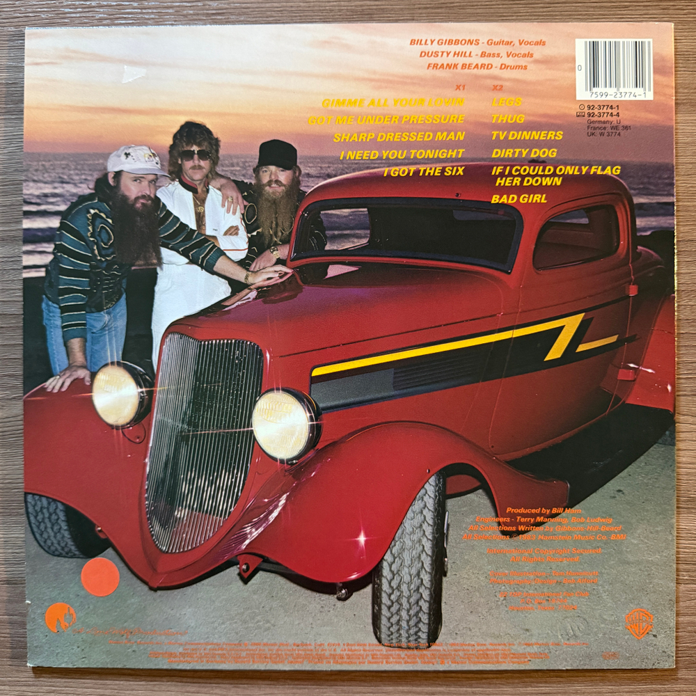 ZZ Top - Eliminator (Германия 1983г.)
