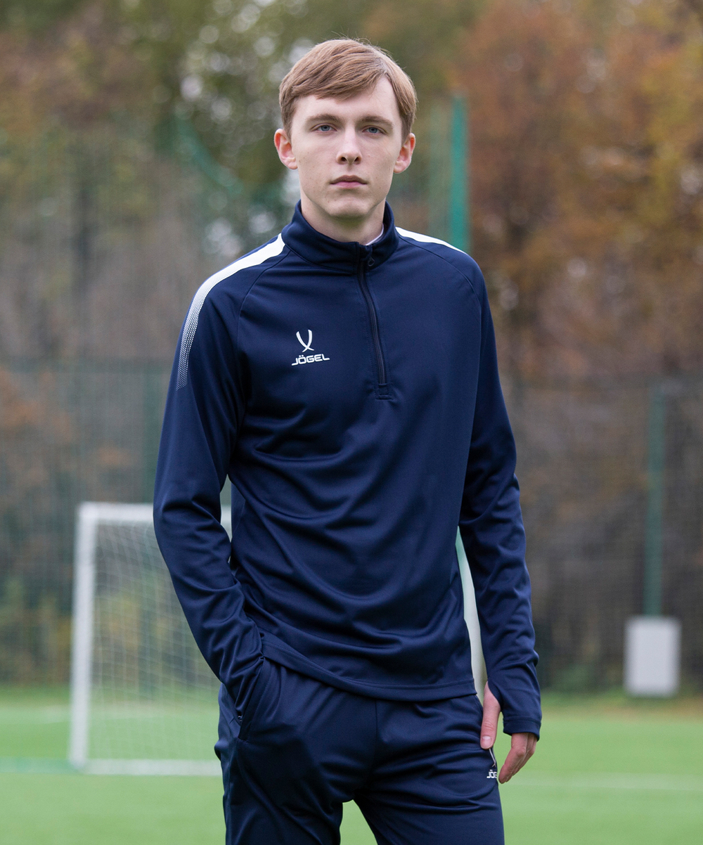 Джемпер тренировочный CAMP Training Top 1/4 Zip, темно-синий