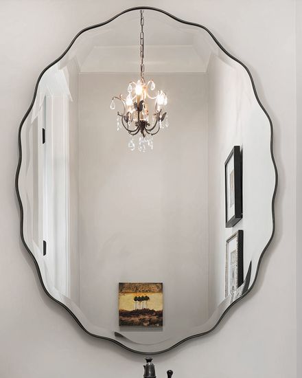 Овальное настенное зеркало “Тьяго”