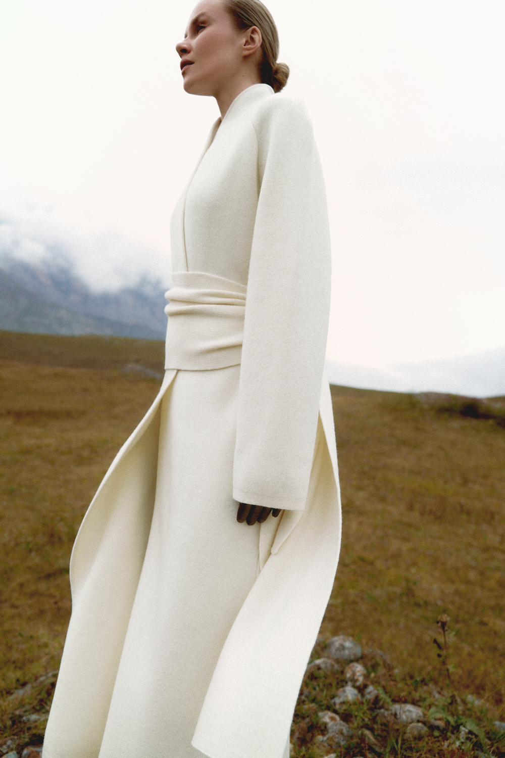 Кардиган-пальто SEVARA, молочный