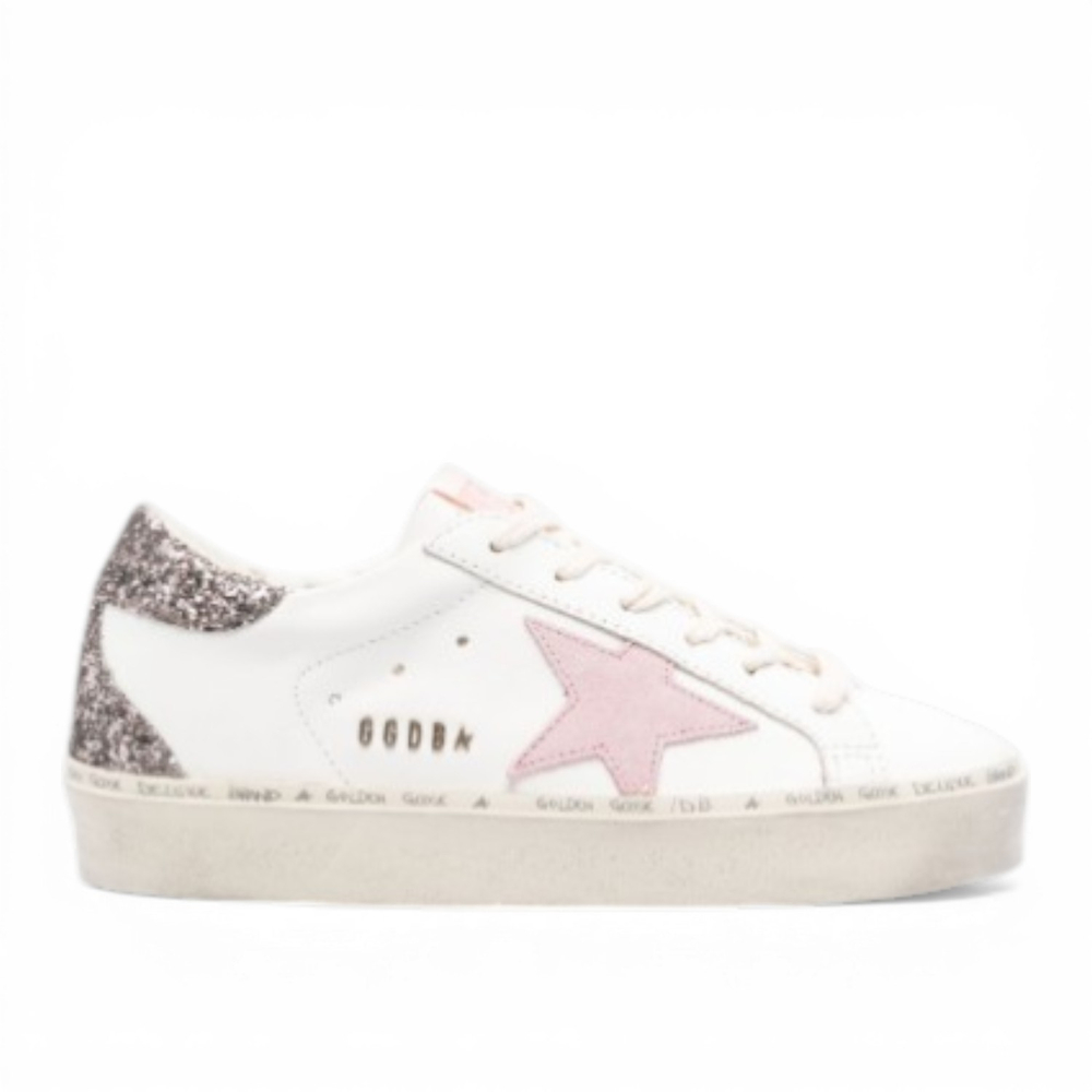 Кеды Golden Goose Hi Star glittered sneakers