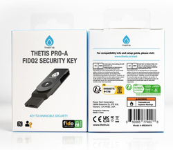 Thetis Pro-A — Ключ безопасности FIDO2 с USB-A, NFC и поддержкой TOTP/HOTP Универсальная двухфакторная аутентификация для Windows, macOS, Linux и мобильных устройств