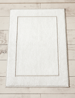 Коврик для ванной 50х70 Luxberry Touch белый-льняной