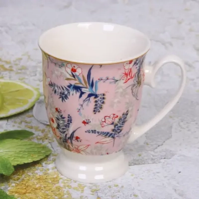 Кружка керамическая 250мл «Paradise», розовая