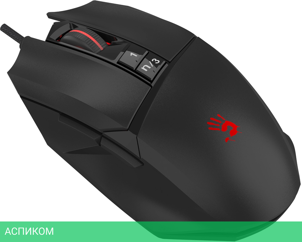Мышь A4Tech Bloody W65 Max Mini Stone Black