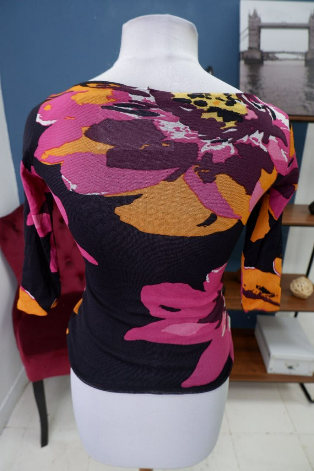 Джемпер Marella с цветочным принтом 44 размер