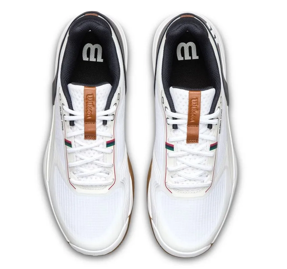 Мужские кроссовки теннисные Wilson Rush Pro 5 - white/navy blazer/gum1a