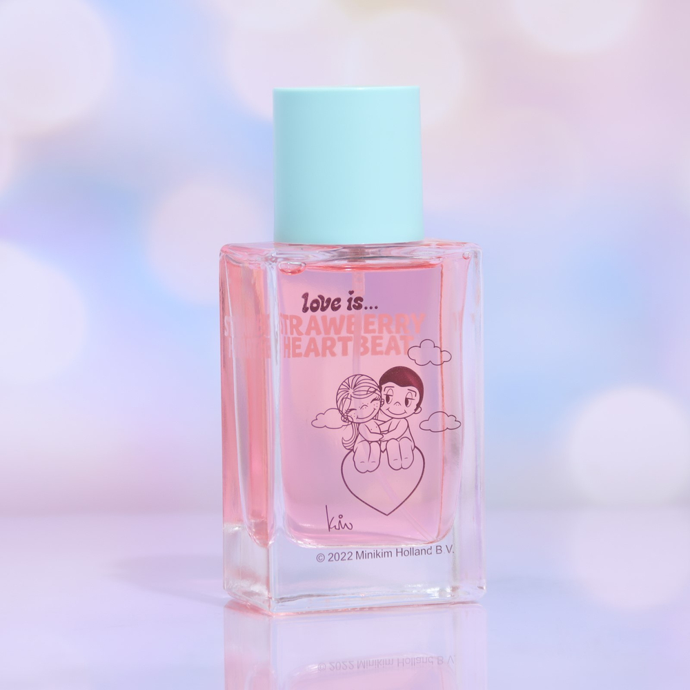 Аналоги Туалетная вода с феромонами Love is strawberry heartbeat, 50 мл