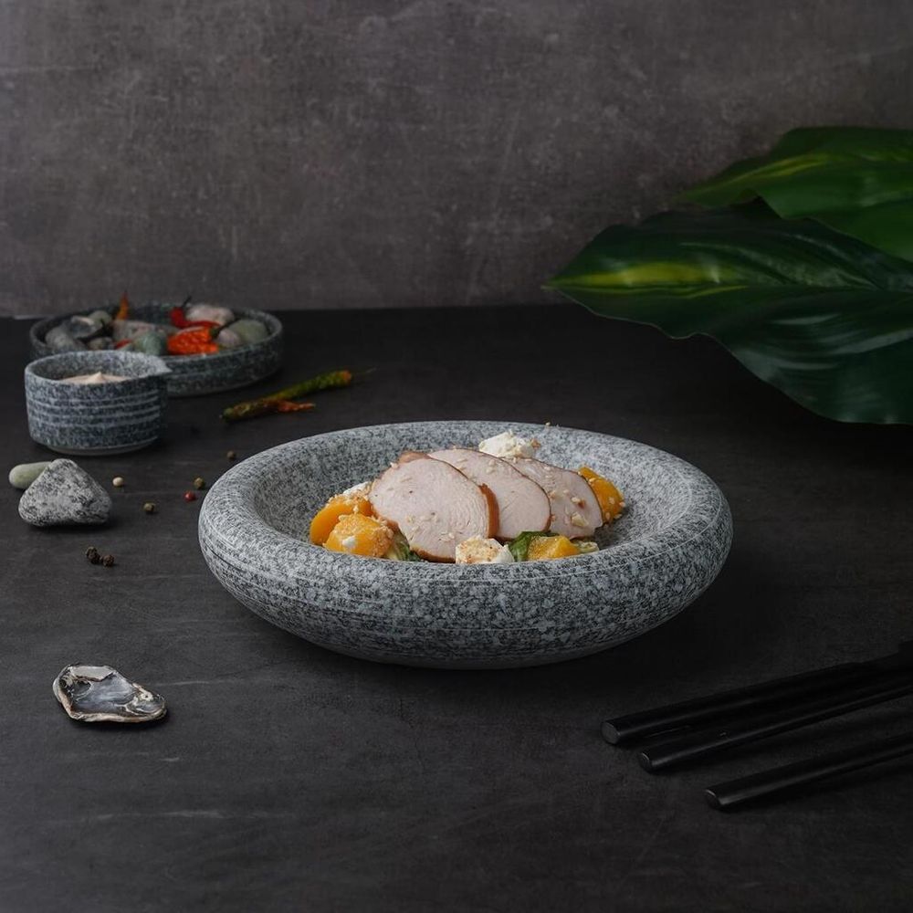 Салатник 420 мл d 20,8 см h4,5 см Stone Untouched Taiga P.L. Proff Cuisine [1]