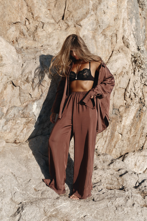 Брюки на резинке brwn