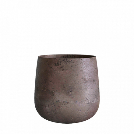 Кашпо CONE TAUPE CONCRETE D38 H41