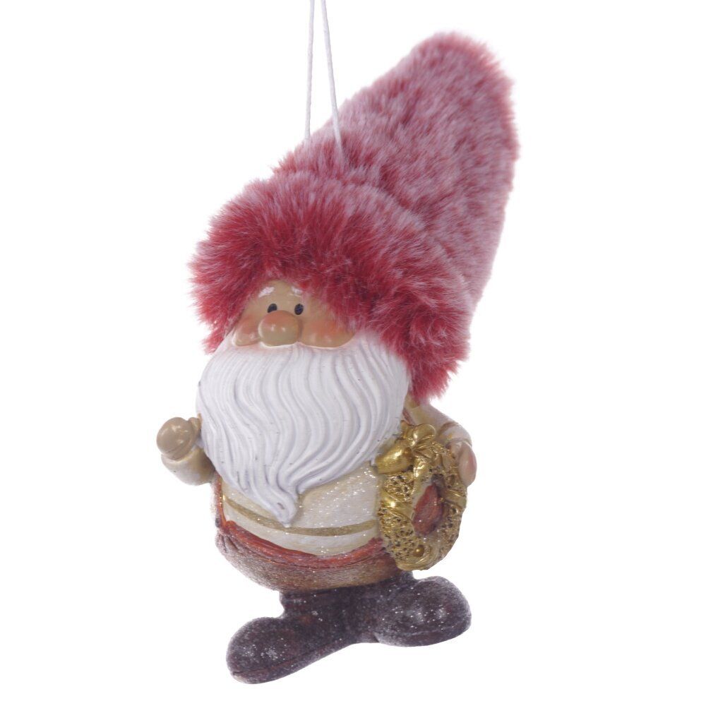GAEM Фигурка декоративная подвесная "Дед Мороз", L6 W7 H12 см, 2в.