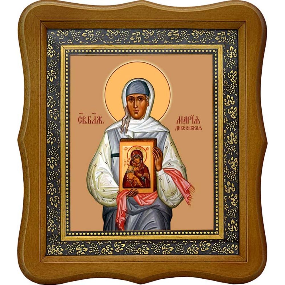 Мария Дивеевская Святая блаженная. Икона на холсте.