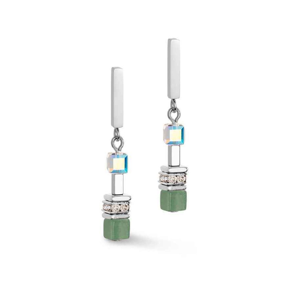 Серьги Coeur de Lion Light Green 5085/21-0520
