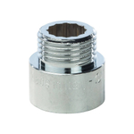 Удлинитель резьбовой STOUT SFT 0002 - 1/2" длина 15 мм (ВР/НР, латунь хромированная)