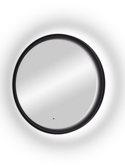 Зеркало "Planet black Led" D 1000 с бесконтактным сенсором
