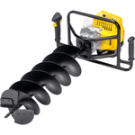 Мотобур CHAMPION AG 252 + шнек 200 мм C8053