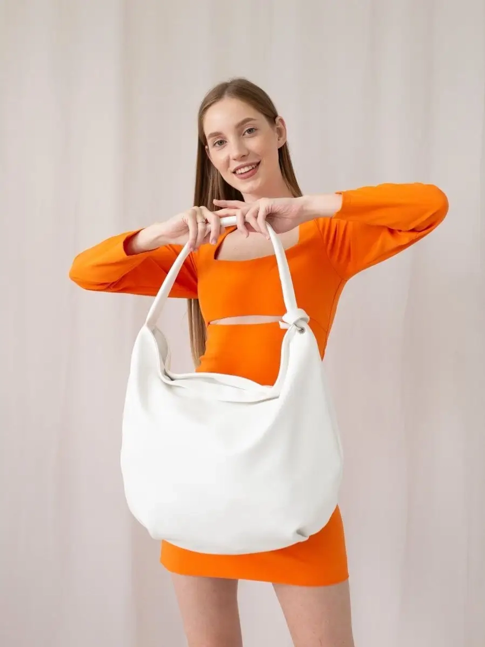 Сумка через плечо большая шоппер мешок