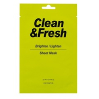 Маска тканевая для здорового цвета лица Eunyul Clean&Fresh Brighten Lighten Sheet Mask 5шт