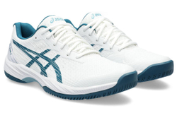 Мужские кроссовки теннисные Asics Gel-Game 9 - white/restful teal