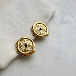 Клипсы Givenchy круглые